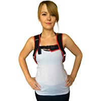 Viavito Weighted Chaleco con Peso de 2-5 kg- Color Negro y Rojo- Unisex Adulto